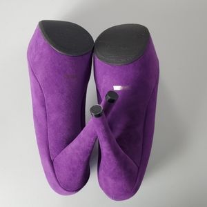 Purple Suede Pumps